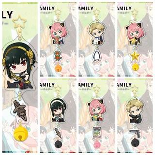 ( LỤC LẠC ) Móc khóa Spy x Family Gia đình điệp viên ver ngồi mica trong acrylic anime chibi