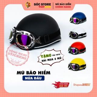 mũ bảo hiểm nửa đầu