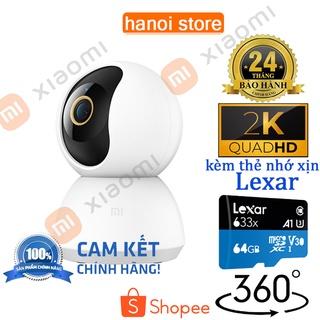 Camera Wifi không dây IP Mi Home 360 Độ 2K Xiaomi, Trắng - Hàng Chính Hãng 2 NĂM