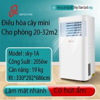 Quạt điều hòa cây có điều khiển từ xa - máy điều hòa di động làm lạnh mát cả căn phòng, điều hòa cây