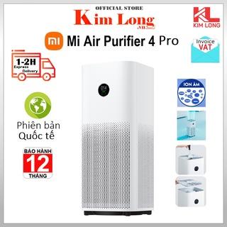 Máy lọc không khí Xiaomi Air Purifier 4 Pro diện tích 35-60m², Màng lọc HEPA, Màng lọc than hoạt tính, Màng lọc thô