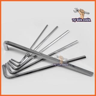 Cây lục lăng siết ốc chữ L - Cây mở ốc lục giác 3mm, 4mm, 5mm, 6mm làm từ thép CR-V siêu cứng