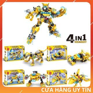 Đồ chơi lắp ráp robot chiến binh người máy Wasp Mech đồ chơi giáo dục cho bé phát triển tư duy sáng tạo