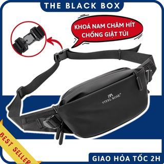 Túi Đeo Chéo, Túi Bao Tử Nam Nữ Steel Rose Chống Nước Thời Trang Hàng Cao Cấp Mã M168 Hàng Hot Trend - The Black Box