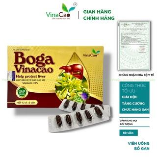 Viên uống bổ gan Boga Vinacao - Thanh nhiệt, giải độc, mát gan, tăng cường chức năng gan