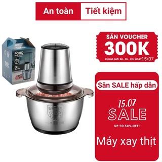 🌟BẢO HÀNH 1 ĐỔI 1🌟 Máy xay thịt, máy xay đa năng, công suất 250W, cối inox304, 4 lưỡi dao sắc bén