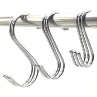 Móc treo đồ hình chữ S inox đa năng inox 7,4cm lớn Cao Cấp treo quần áo giày dép