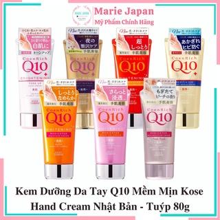 Kem Dưỡng Da Tay Q10 Mềm Mịn Kose Hand Cream Nhật Bản Tuýp 80g