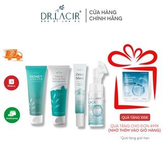 [Mã BMLT100 giảm đến 100K đơn 499K] Bộ chăm sóc da Dr. Lacir 4 sản phẩm dành cho da dầu mụn LM32