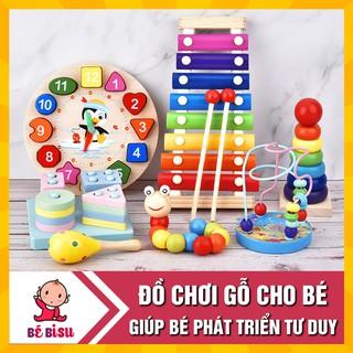 Đồ chơi gỗ thông minh phát triển tư duy cho bé