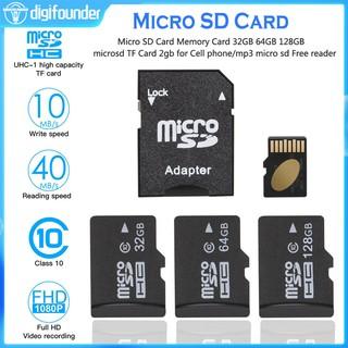 Thẻ nhớ micro SD TF  32GB 64GB 128GB chất lượng cao dành cho điện thoại/ mp3