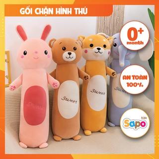 Gối ôm hình thú đáng yêu, thú nhồi bông dễ thương gối ôm đồ chơi cho bé SAPO KIDS