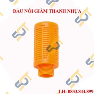 Đầu giảm thanh khí nén NHỰA nối ren dân dụng