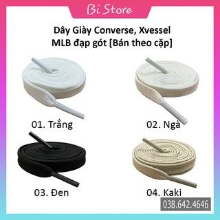 [𝗕𝗮́𝗻 𝘁𝗵𝗲𝗼 𝗰𝗮̣̆𝗽] Dây giày Cv 1970s, XvesseI, MLB đạp gót cổ cao + cổ ngắn đủ chiều dài 80cm - 200cm (có clip)