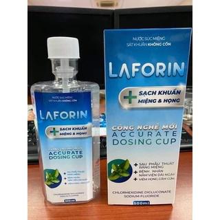 Dung dịch sát khuẩn miệng họng LAFORIN - 500ml (mẫu mới, gấp đôi mẫu cũ)