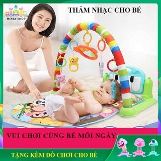 Sale Sốc Thảm Nhạc Cho Bé Nằm Chơi Kích Thích Thị Thính Giác, Đồ Chơi Trẻ Em Cho Bé Sơ Sinh Gái, Trai Bảo Hành 3 Tháng