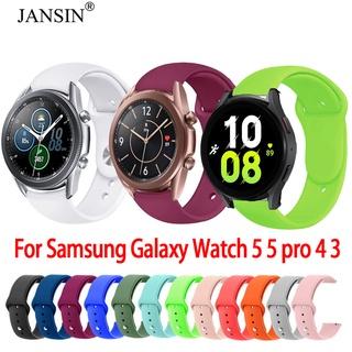 galaxy watch 5 5 pro Dây Đeo Silicone Mềm Cho Đồng Hồ Thông Minh Samsung Galaxy Watch 4 3 41mm 45mm