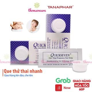 [Mã COSDAY - 50k đơn 250k] Que thử thai Quickseven 2 vạch chính xác - test thử thai hai vạch sớm nhanh hiệu quả tức thì