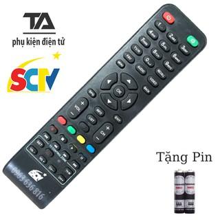 Điều khiển đầu thu truyền hình cáp SCTV - HÀNG MỚI TẶNG KÈM PIN