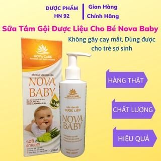 Sữa tắm, dầu tắm gội dược liệu cho bé DuocPhamHn92 không gây cay mắt, dùng được cho trẻ sơ sinh