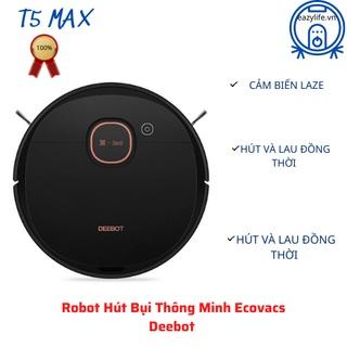 Máy hút bụi thông minh Ecovacs Deebot T5 Max DX65, Hàng chính hãng, Giá Rẻ [ Sử dụng App tiếng việt ]