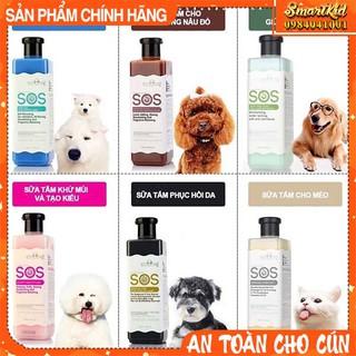 Sữa Tắm SOS và Olive Cho Chó Mèo, Cún, Thú Cưng