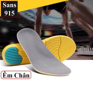 Lót giày thể thao nam nữ Sans915 êm chân giảm size chống rộng 4D chạy bộ đá bóng