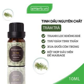 Tinh Dầu Tràm Trà Nguyên Chất Thơm Phòng, Đuổi Muỗi, Giảm Stress MILAGANICS 10ml (Chai)