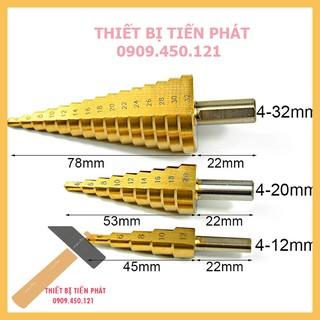 [GIÁ SỐC] BỘ 3 MŨI KHOAN THÁP FULL SIZE TỪ 4mm - 32mm CHÍNH HÃNG HSS-NUR KHOAN ĐA NĂNG (IRELAND)