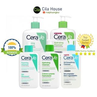 Sữa rửa mặt Cerave 236ml, 355ml, 473ml cho da dầu, da khô - Cila House