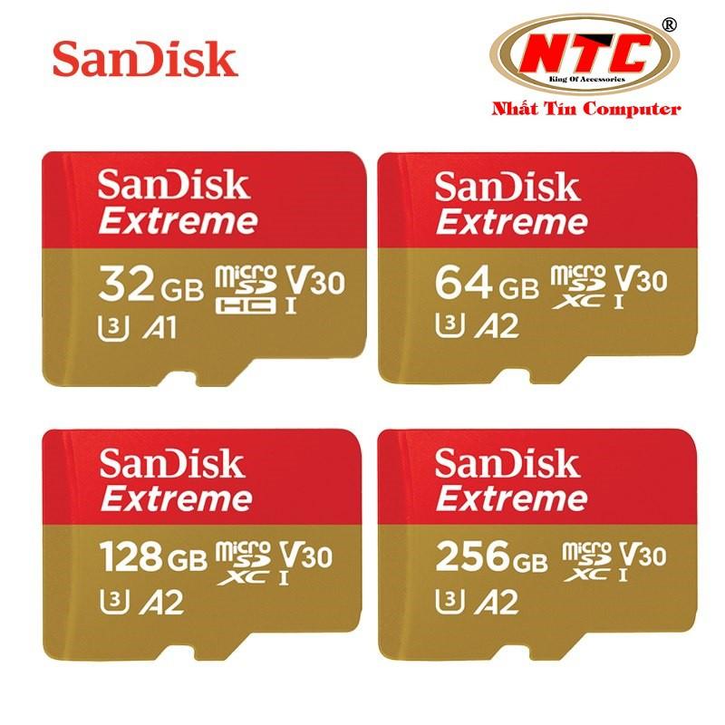 Giá của thẻ nhớ microSDXC SanDisk Extreme 64GB là bao nhiêu?