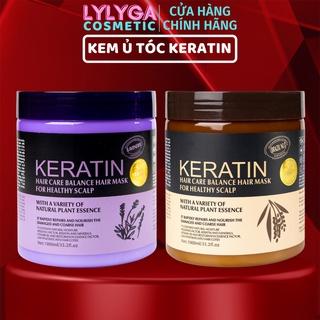 Kem ủ tóc KERATIN COLLAGEN 1000ML LAVENDER BRAZIL NUT - Ủ hấp tóc cung cấp dưỡng chất KERATIN tự nhiên UT08