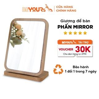 Gương Soi Để Bàn Trang Điểm Gỗ Mini BEYOURs PhấnMirror Đẹp Nội Thất Decor Phòng Ngủ