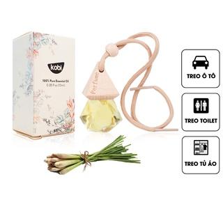 [Mã BMLT35 giảm đến 35K] Tinh dầu treo xe ô tô Sả chanh Kobi nguyên chất - 8ml/chai