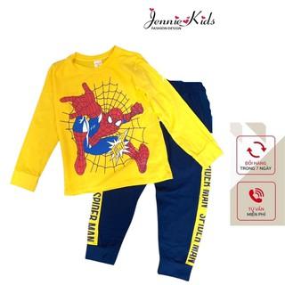 Đồ bộ bé trai, bộ bé trai dài tay size đại cotton Jennie kids J100