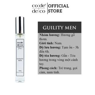 Tinh Dầu Nước Hoa Dạng Xịt Code Deco Guility Pour Homme 10ml, Trẻ Trung, Gợi Cảm, Nam Tính, Tiện Lợi, Nhỏ Gọn