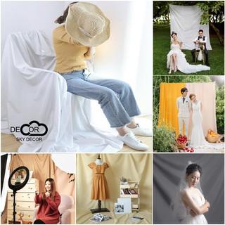 Phông nền vải trơn lớn chụp ảnh lookbook, beauty, makeup, người mẫu