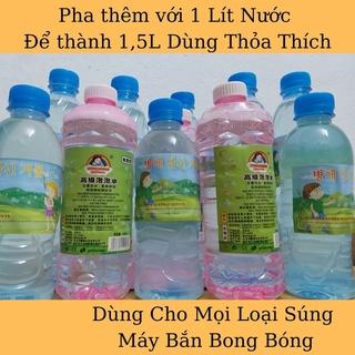 Nước Tạo Bong Bóng Xà Phòng Dùng Cho Mọi Loại Súng Máy Bắn Thổi Bong Bóng Dung Tích Từ 10 - 500 ml.