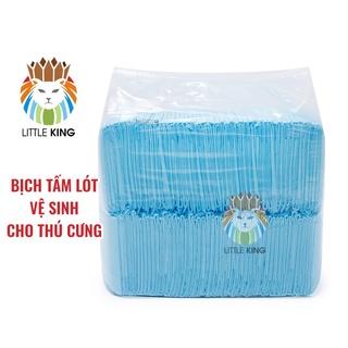 Tấm lót vệ sinh, tã giấy lót chuồng, ổ cho chó mèo thấm hút, khử mùi hiệu quả Little King pet shop