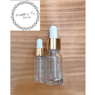 Lọ chiết serum, chiết mỹ phẩm, mực, dung dịch 5ml, 10ml