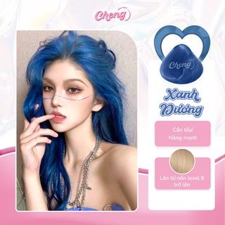 [Mã SKAMFM0612M giảm 15% đơn 100K] Thuốc Nhuộm Tóc Màu XANH DƯƠNG | Chenglovehair, Chenglovehairs