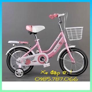 ( GIÁ SỐC) XE ĐẠP TRẺ EM, XE ĐẠP XAMING NỮ (bông hoa) size 12-14-16-18-20 inch