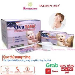 Hộp 12 Que canh rụng trứng OVUTANA, test thử trứng Ovu tana nhanh, tìm thời điểm trứng rụng