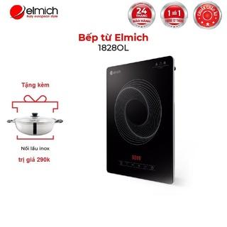 [Mã ELMALL6 giảm 6% đơn 300K] Bếp điện từ cao cấp Elmich ICE-1828OL (BH 24 tháng) tặng kèm nồi lẩu inox cao cấp