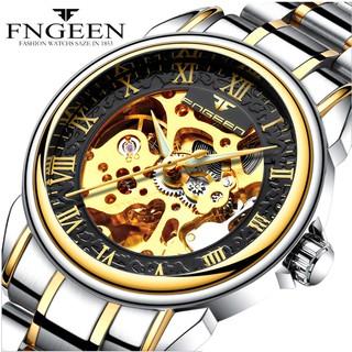 Đồng Hồ Cơ Nam Tự Động AUTOMATIC Chính Hãng FNGEEN Dây Kim Loại Cao Cấp Kiểu Dáng Thời Trang Đẹp Giá Rẻ