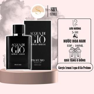 Nước hoa nam dầu thơm nam tính Giò Đen Profumo 100ml lưu hương lâu mạnh mẽ cuốn hút - Shin Official