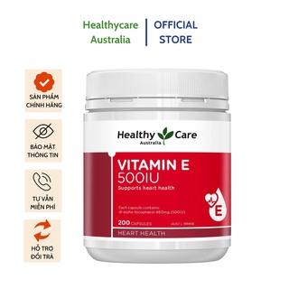 Viên uống bổ sung vitamin E HEALTHY CARE 500IU 200 VIÊN