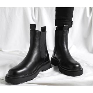 [DA XỊN + FULL BOX] Giày bốt da nam - Chelsea Boots - tăng chiều cao 7 cm (Hàng siêu cấp)