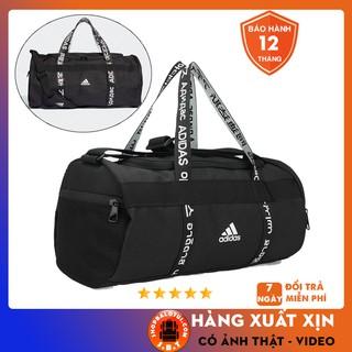 Túi trống thể thao du lịch Adidas 4ATHLTS Duffel nam nữ tròn đựng đồ tập gym có ngăn đựng giày đi đá bóng banh FJ4454