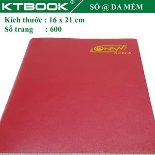 Sổ tay ghi chép Bìa Da nhiều Màu Mềm KTBOOK Cao Cấp kích thước A5 mã 800 giấy ruột caro - 600 trang